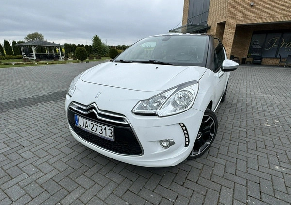 Citroen DS3 cena 27700 przebieg: 155000, rok produkcji 2011 z Kolonowskie małe 326